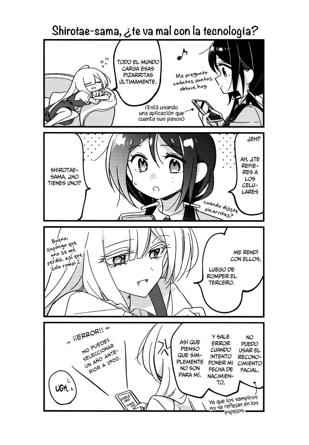 Shirotae-Sama, Himitsu desuyo Capítulo 3.5: Extras vol. 1 - Page 8