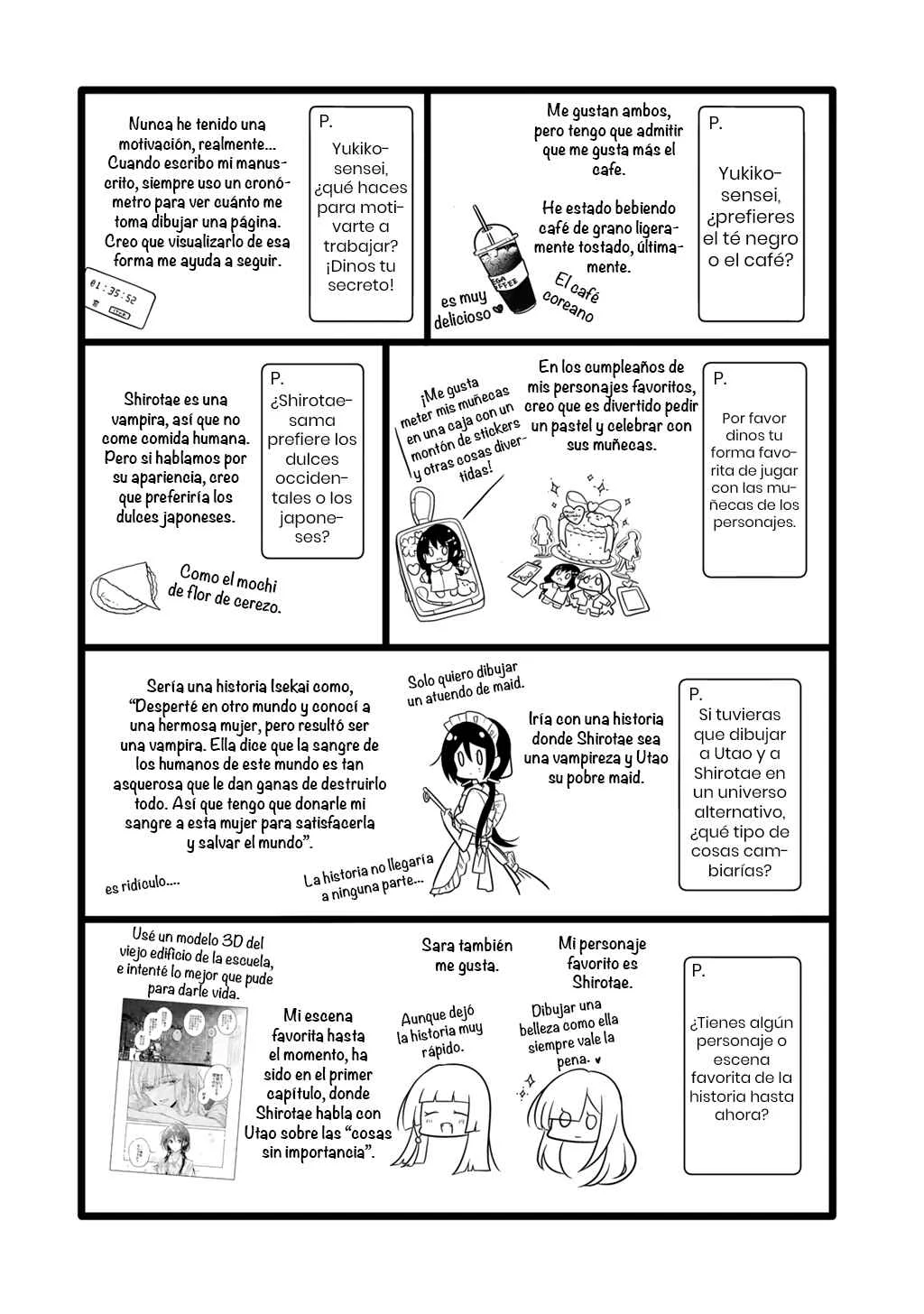 Shirotae-Sama, Himitsu desuyo Capítulo 3.5: Extras vol. 1 - Page 11
