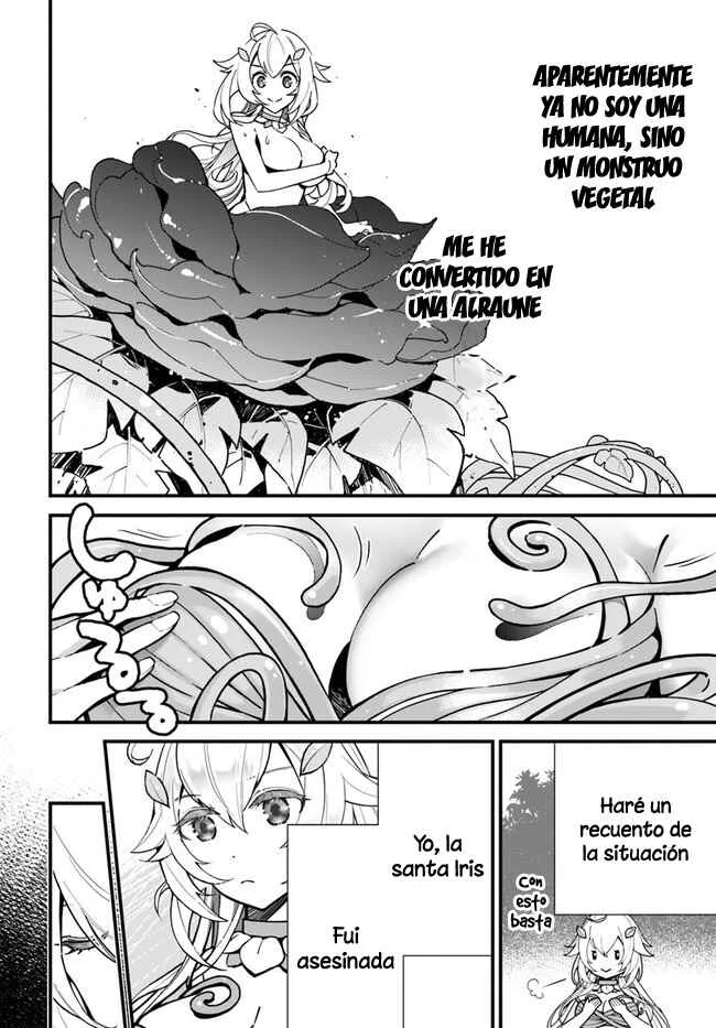 Shokubutsu Monster Musume Nikki: Seijo datta Watashi ga Uragirareta Hate ni Alraune ni Tensei Shite Shimatta node, kore kara wa Kougousei o Shinagara Shizuka ni Shokubutsu Life o Sugoshimasu Capítulo 1 - Page 8