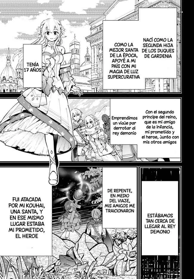Shokubutsu Monster Musume Nikki: Seijo datta Watashi ga Uragirareta Hate ni Alraune ni Tensei Shite Shimatta node, kore kara wa Kougousei o Shinagara Shizuka ni Shokubutsu Life o Sugoshimasu Capítulo 1 - Page 9