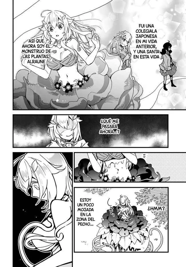 Shokubutsu Monster Musume Nikki: Seijo datta Watashi ga Uragirareta Hate ni Alraune ni Tensei Shite Shimatta node, kore kara wa Kougousei o Shinagara Shizuka ni Shokubutsu Life o Sugoshimasu Capítulo 1 - Page 12