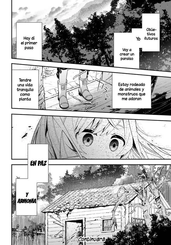 Shokubutsu Monster Musume Nikki: Seijo datta Watashi ga Uragirareta Hate ni Alraune ni Tensei Shite Shimatta node, kore kara wa Kougousei o Shinagara Shizuka ni Shokubutsu Life o Sugoshimasu Capítulo 2 - Page 34