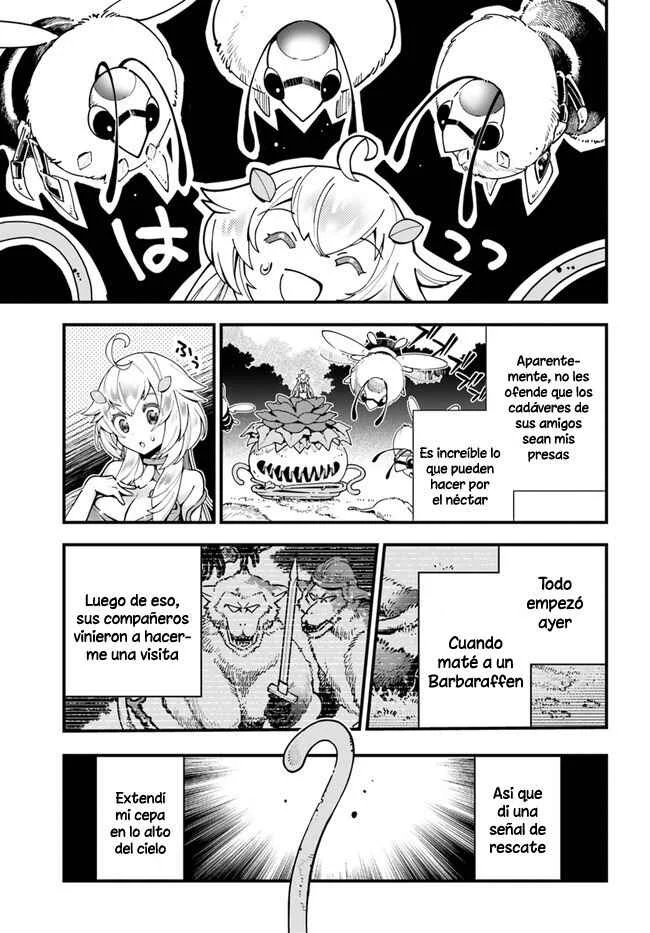 Shokubutsu Monster Musume Nikki: Seijo datta Watashi ga Uragirareta Hate ni Alraune ni Tensei Shite Shimatta node, kore kara wa Kougousei o Shinagara Shizuka ni Shokubutsu Life o Sugoshimasu Capítulo 3 - Page 7