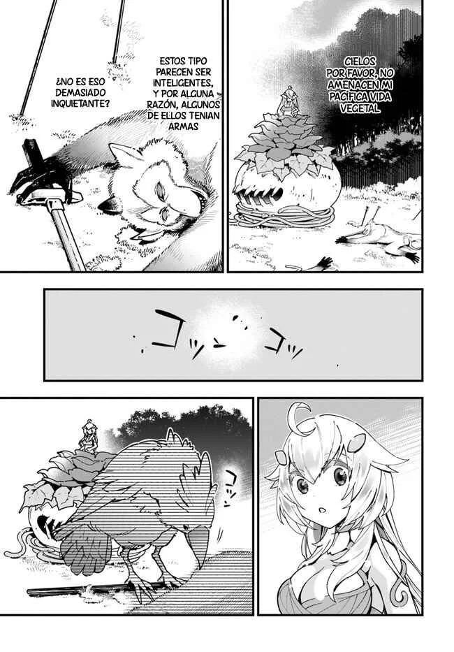 Shokubutsu Monster Musume Nikki: Seijo datta Watashi ga Uragirareta Hate ni Alraune ni Tensei Shite Shimatta node, kore kara wa Kougousei o Shinagara Shizuka ni Shokubutsu Life o Sugoshimasu Capítulo 3 - Page 9
