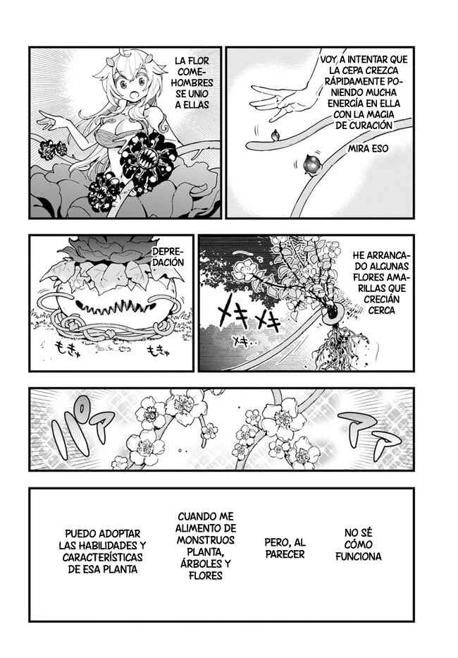 Shokubutsu Monster Musume Nikki: Seijo datta Watashi ga Uragirareta Hate ni Alraune ni Tensei Shite Shimatta node, kore kara wa Kougousei o Shinagara Shizuka ni Shokubutsu Life o Sugoshimasu Capítulo 3 - Page 26