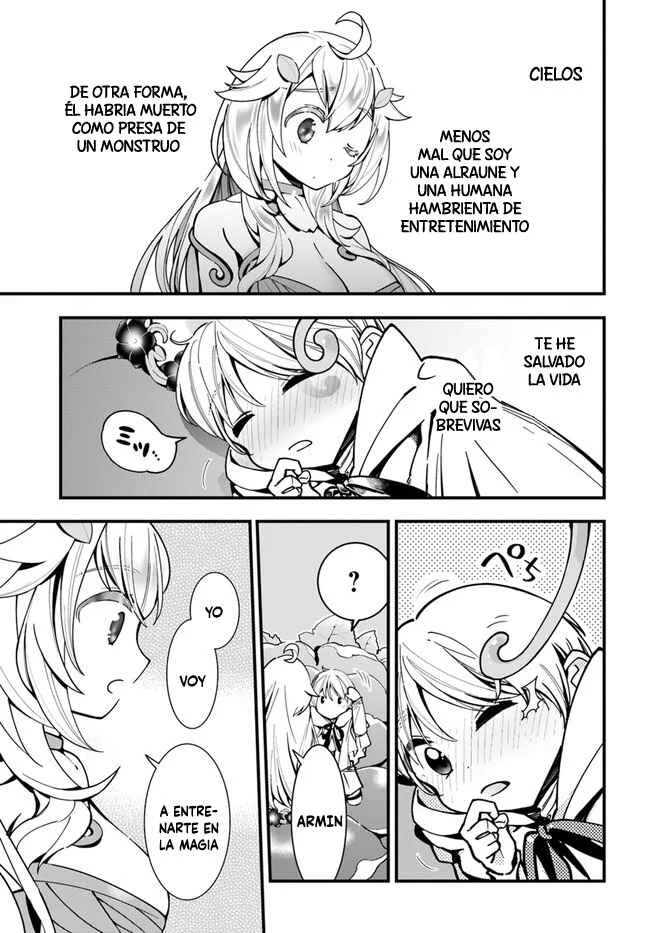Shokubutsu Monster Musume Nikki: Seijo datta Watashi ga Uragirareta Hate ni Alraune ni Tensei Shite Shimatta node, kore kara wa Kougousei o Shinagara Shizuka ni Shokubutsu Life o Sugoshimasu Capítulo 4 - Page 21