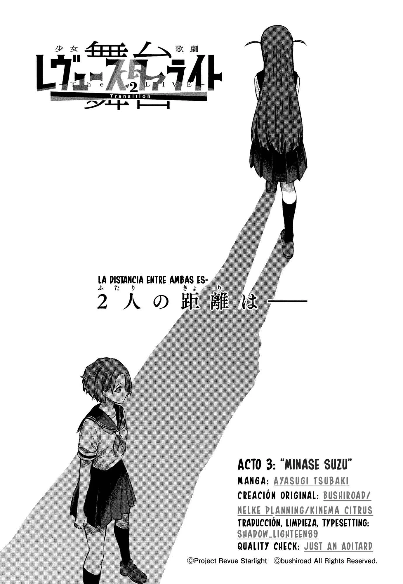 Shoujo☆Kageki Revue Starlight - The LIVE - #2 Transition Capítulo 5: Minase Suzu - Page 4