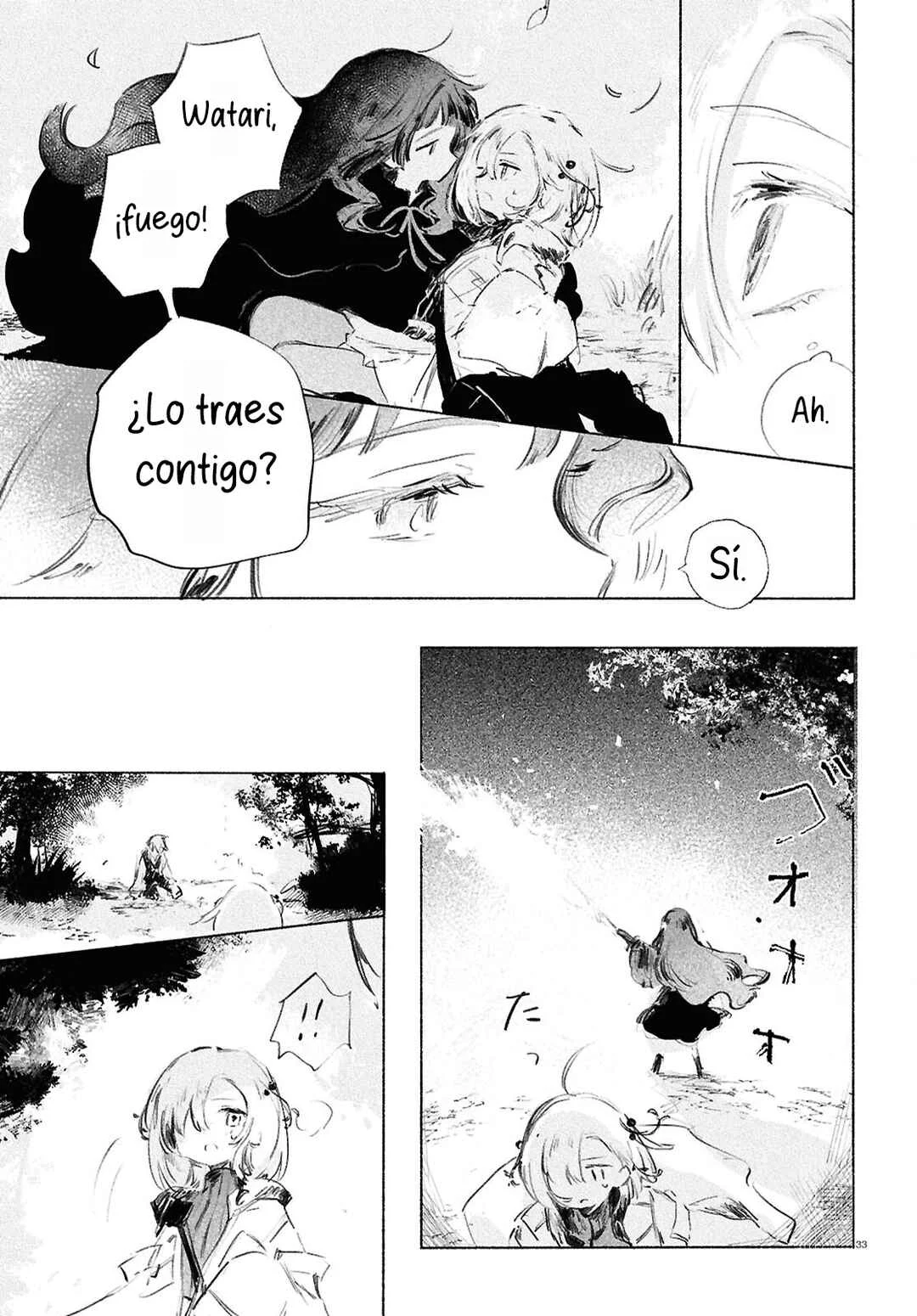 Shoujo Seikan Hyouryuuki Capítulo 1: El planeta de las llamas - Page 36
