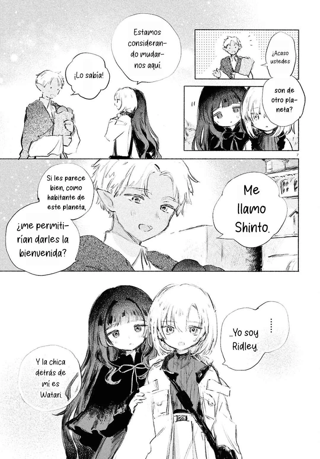 Shoujo Seikan Hyouryuuki Capítulo 2: El planeta de Dios - Page 8