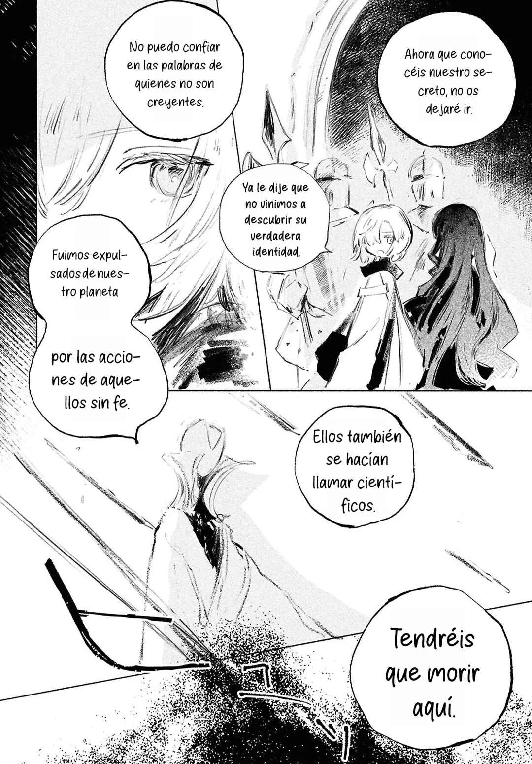 Shoujo Seikan Hyouryuuki Capítulo 2: El planeta de Dios - Page 33