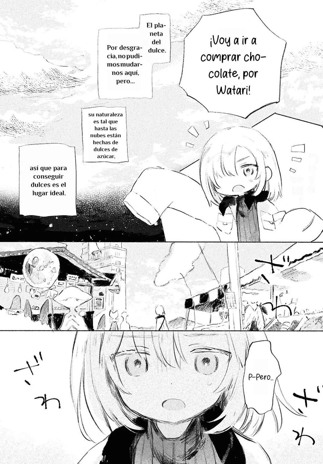 Shoujo Seikan Hyouryuuki Capítulo 3: El planeta del dulce - Page 8