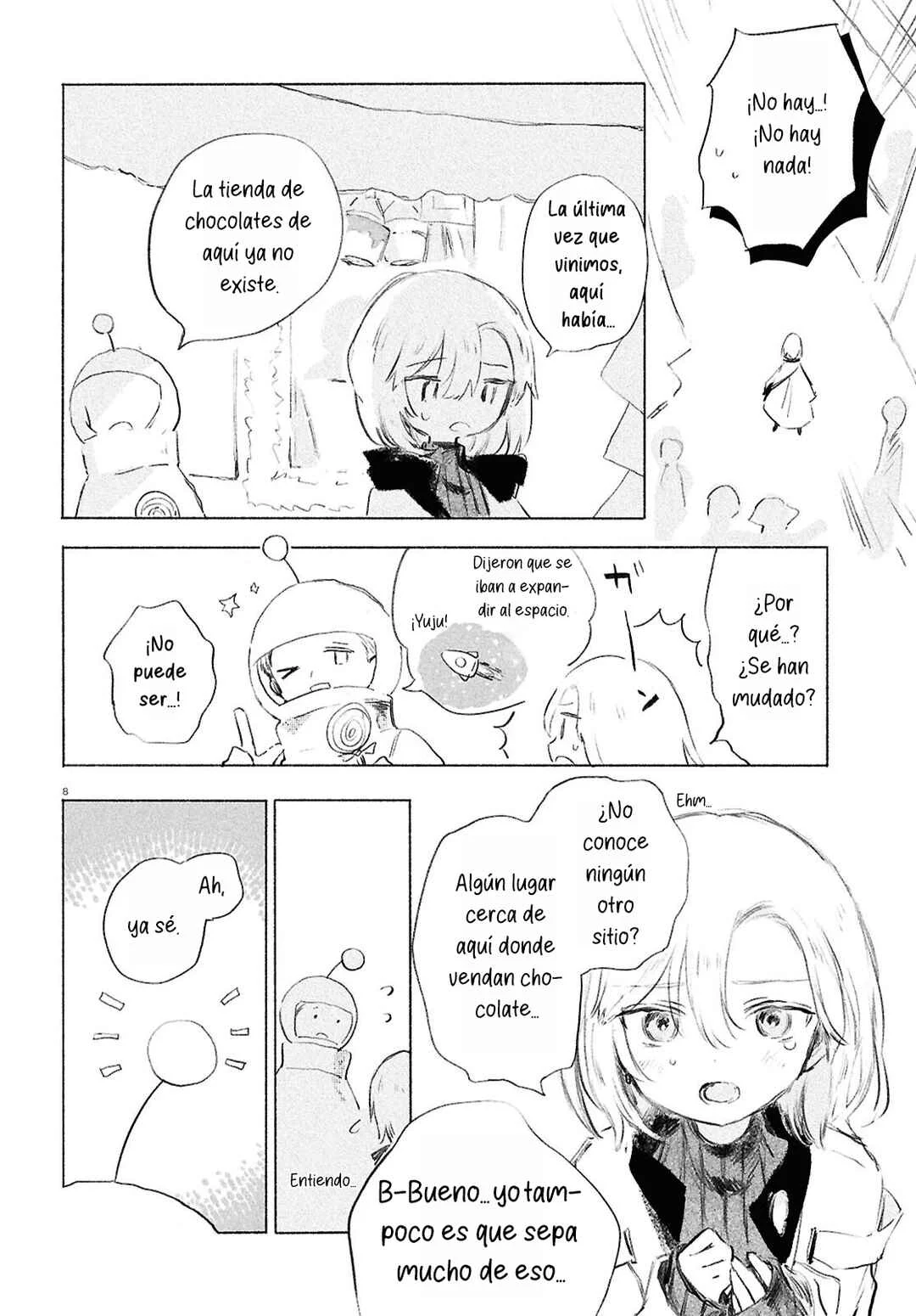 Shoujo Seikan Hyouryuuki Capítulo 3: El planeta del dulce - Page 9