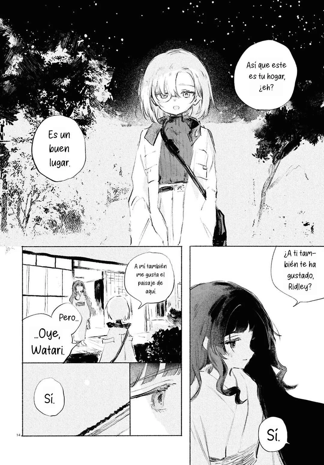 Shoujo Seikan Hyouryuuki Capítulo 5: El planeta del verano - Page 14