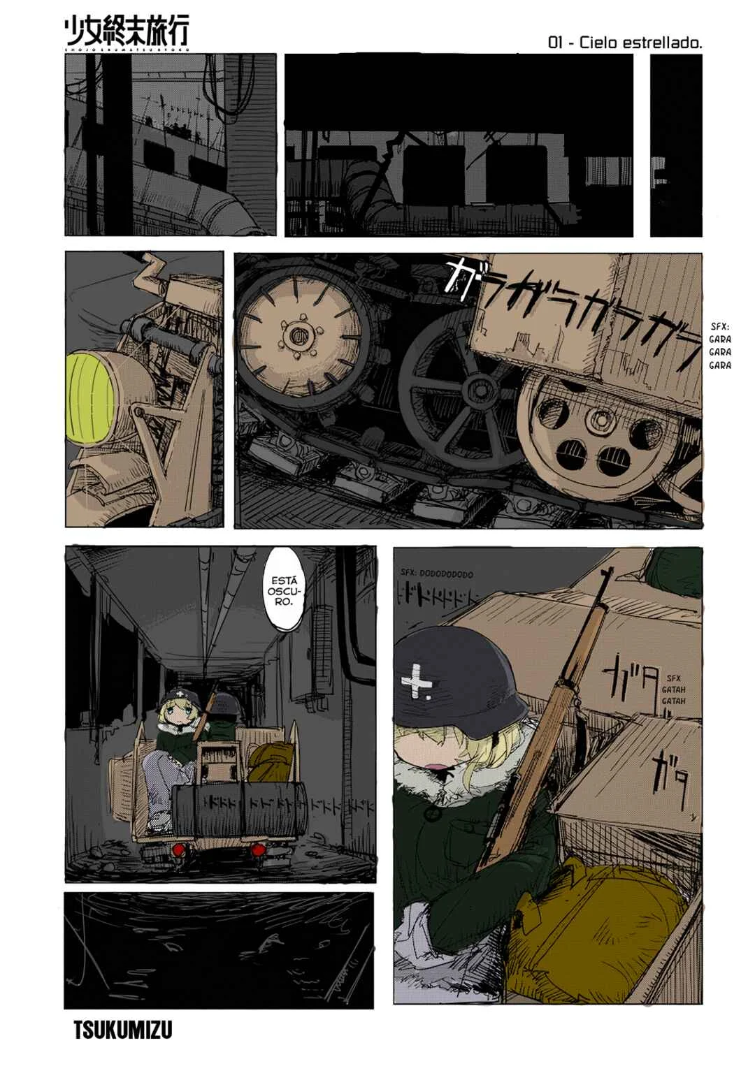 Shoujo Shuumatsu Ryokou (Fan Colored) Capítulo 1 - Page 1