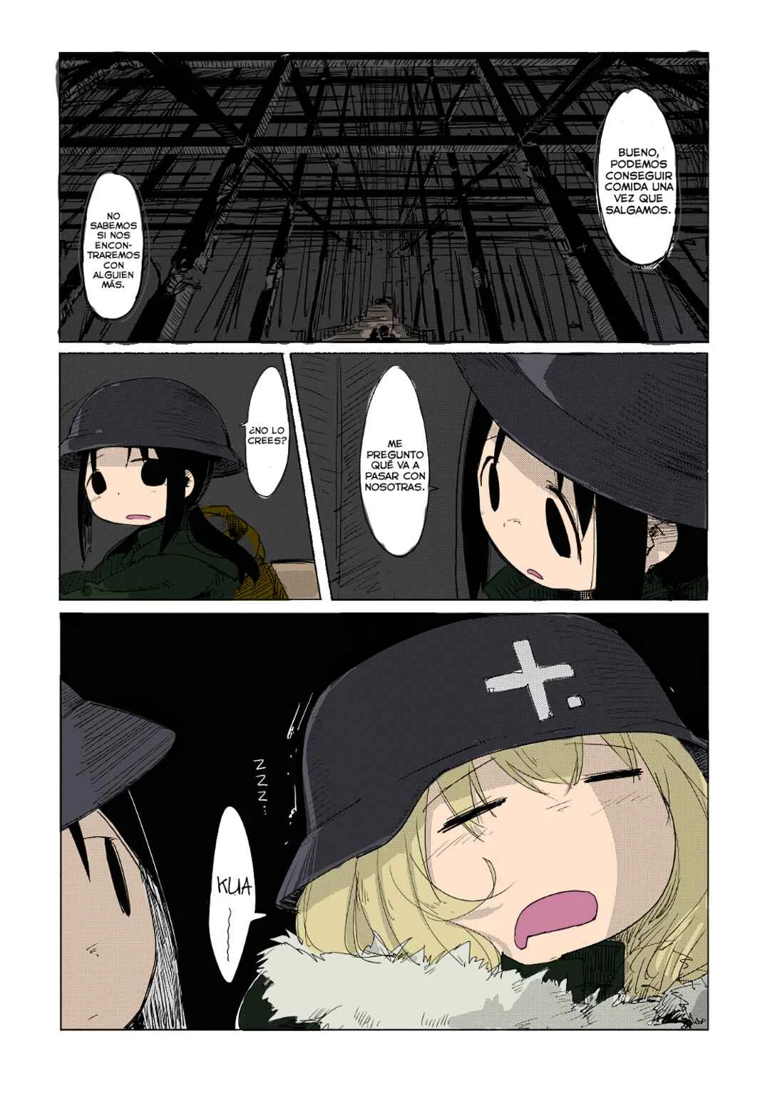 Shoujo Shuumatsu Ryokou (Fan Colored) Capítulo 1 - Page 6