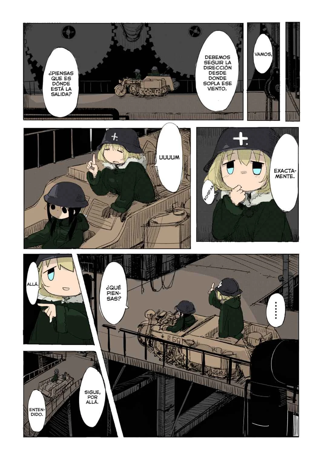 Shoujo Shuumatsu Ryokou (Fan Colored) Capítulo 1 - Page 12