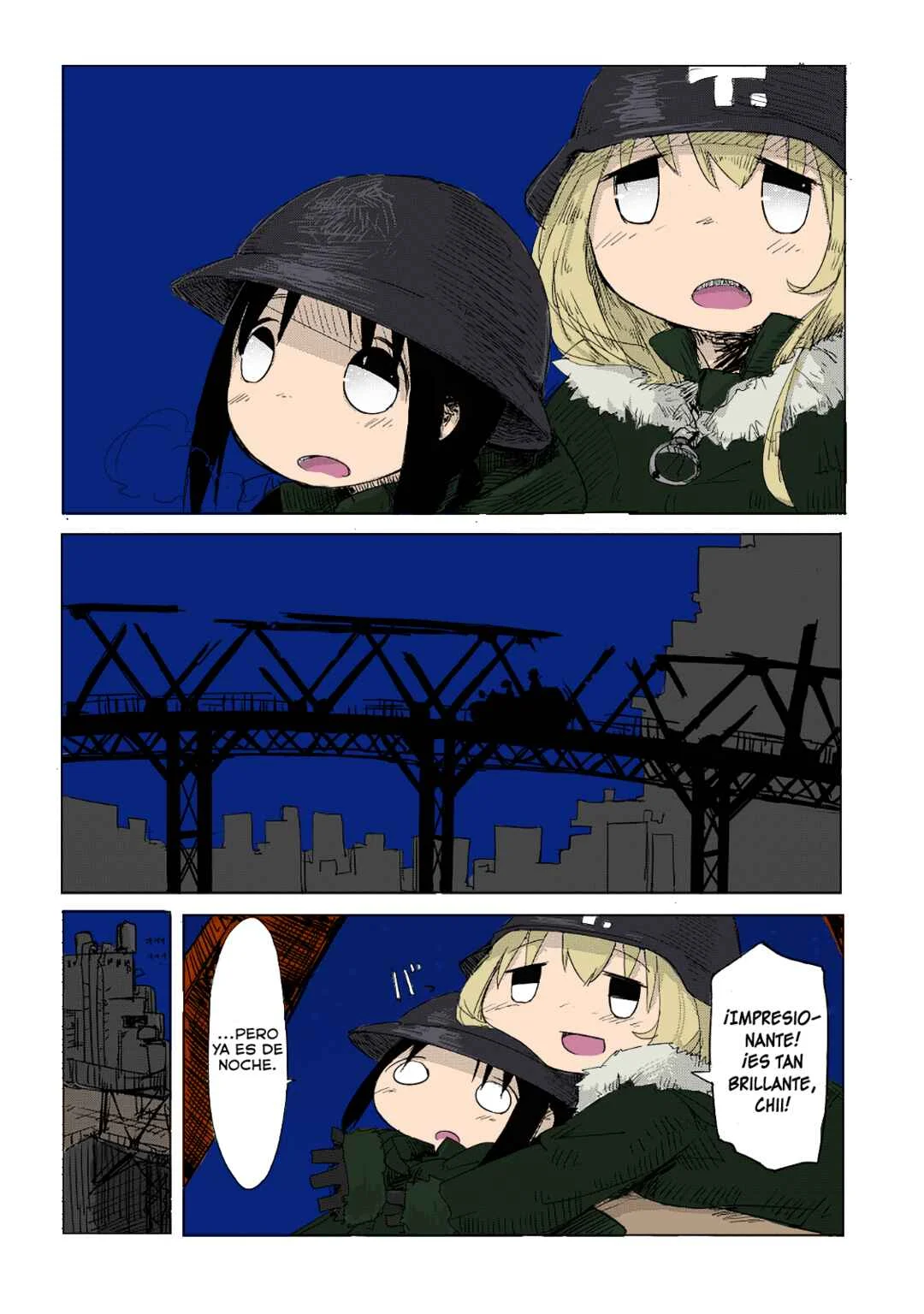 Shoujo Shuumatsu Ryokou (Fan Colored) Capítulo 1 - Page 15