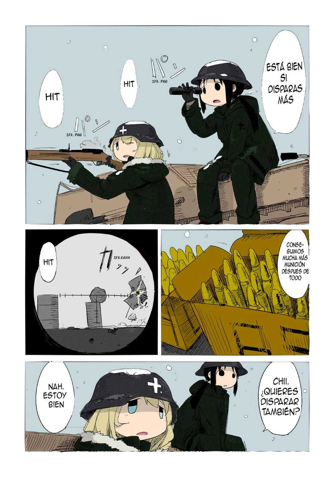 Shoujo Shuumatsu Ryokou (Fan Colored) Capítulo 2 - Page 1