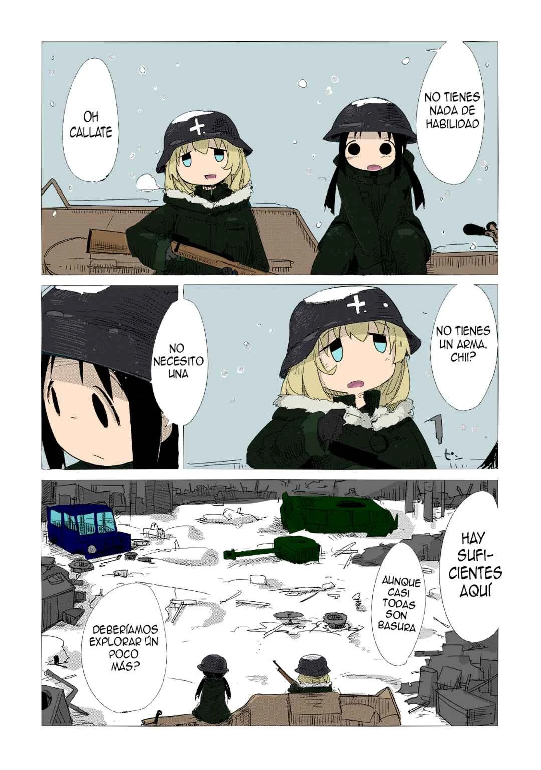 Shoujo Shuumatsu Ryokou (Fan Colored) Capítulo 2 - Page 2