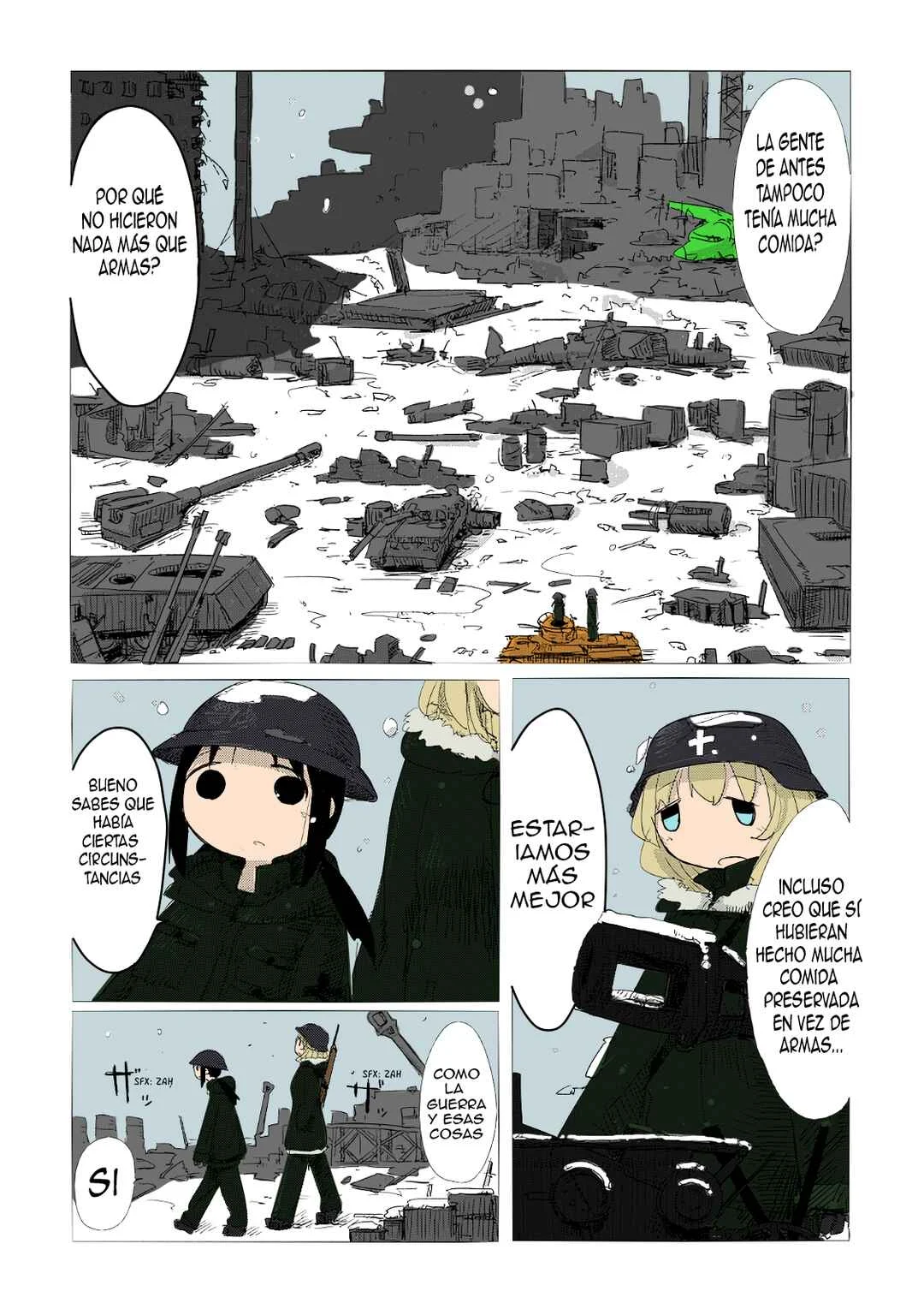Shoujo Shuumatsu Ryokou (Fan Colored) Capítulo 2 - Page 5
