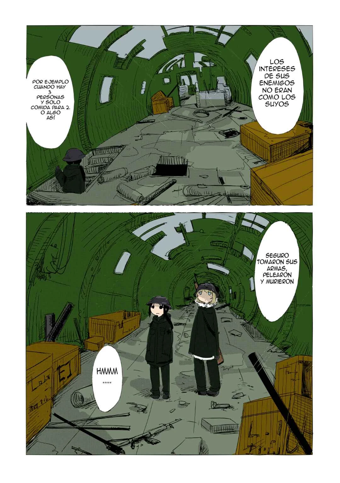 Shoujo Shuumatsu Ryokou (Fan Colored) Capítulo 2 - Page 7