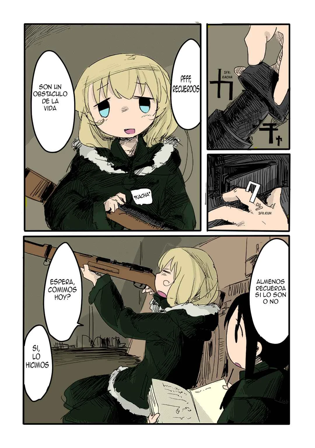 Shoujo Shuumatsu Ryokou (Fan Colored) Capítulo 3 - Page 4