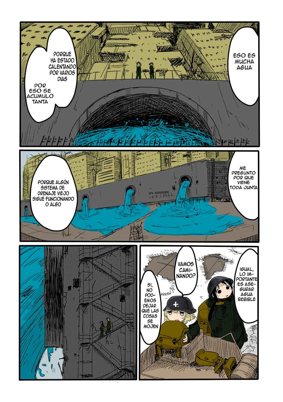 Shoujo Shuumatsu Ryokou (Fan Colored) Capítulo 4 - Page 2