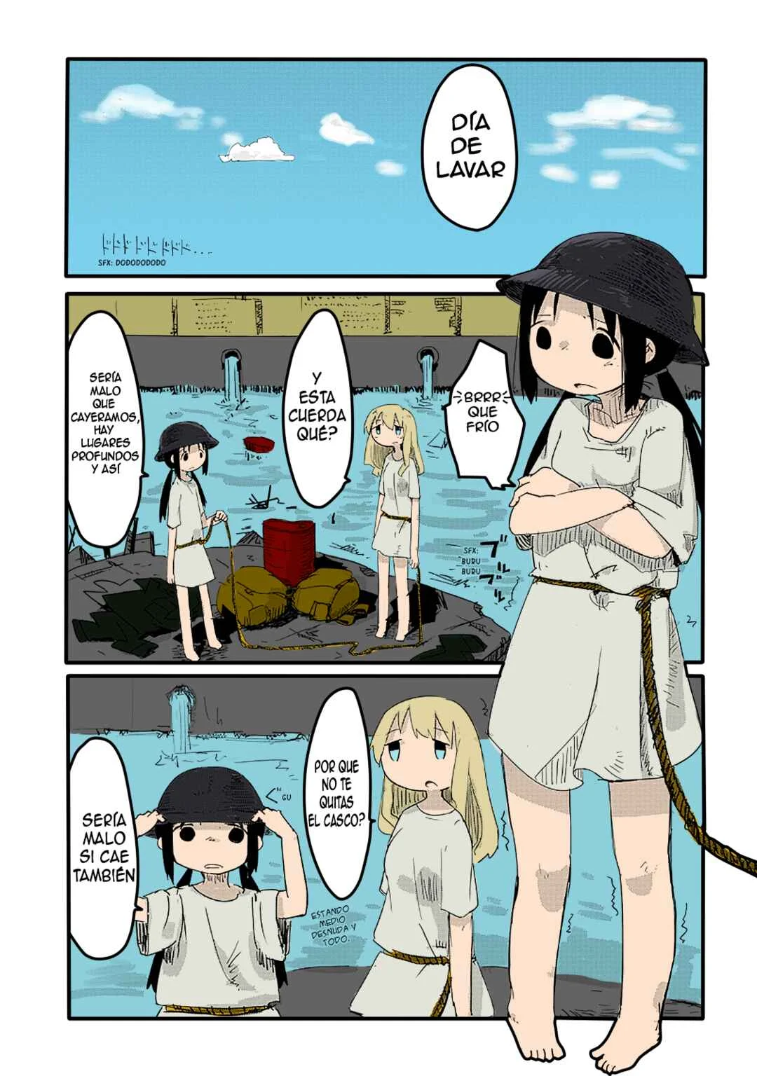 Shoujo Shuumatsu Ryokou (Fan Colored) Capítulo 4 - Page 5