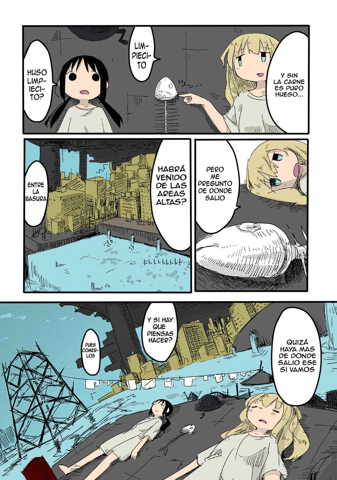 Shoujo Shuumatsu Ryokou (Fan Colored) Capítulo 4 - Page 14