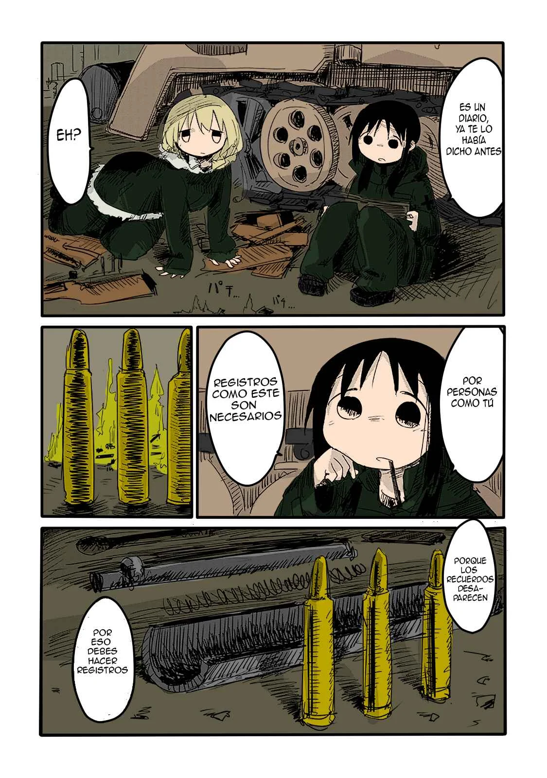 Shoujo Shuumatsu Ryoukou Capítulo 3: (Full color) Baño - Page 5