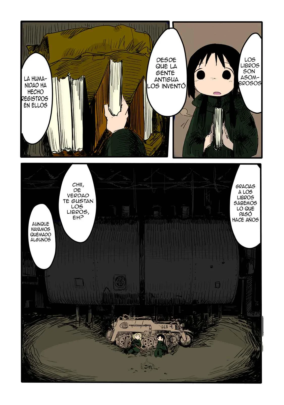 Shoujo Shuumatsu Ryoukou Capítulo 3: (Full color) Baño - Page 7