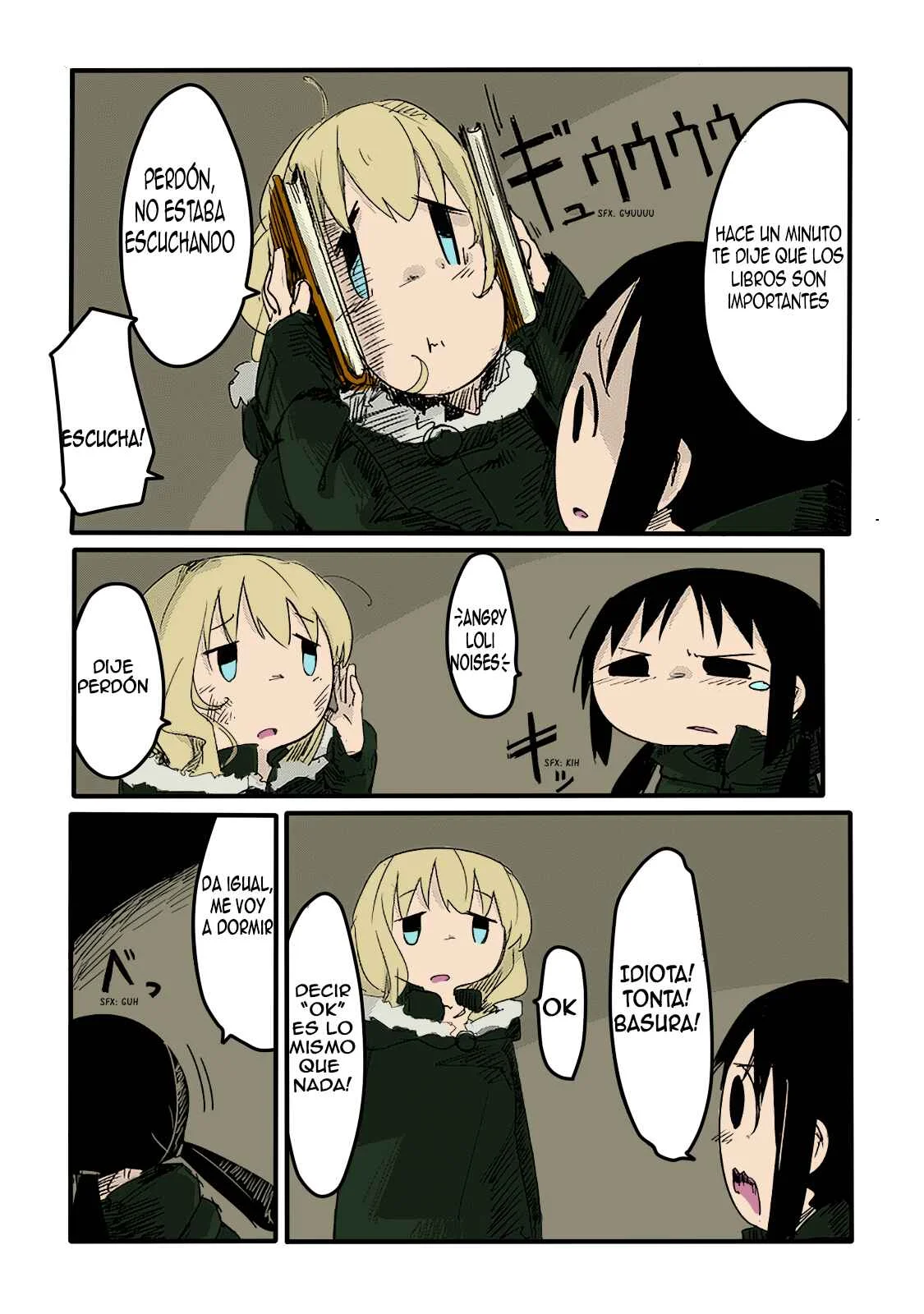 Shoujo Shuumatsu Ryoukou Capítulo 3: (Full color) Baño - Page 11