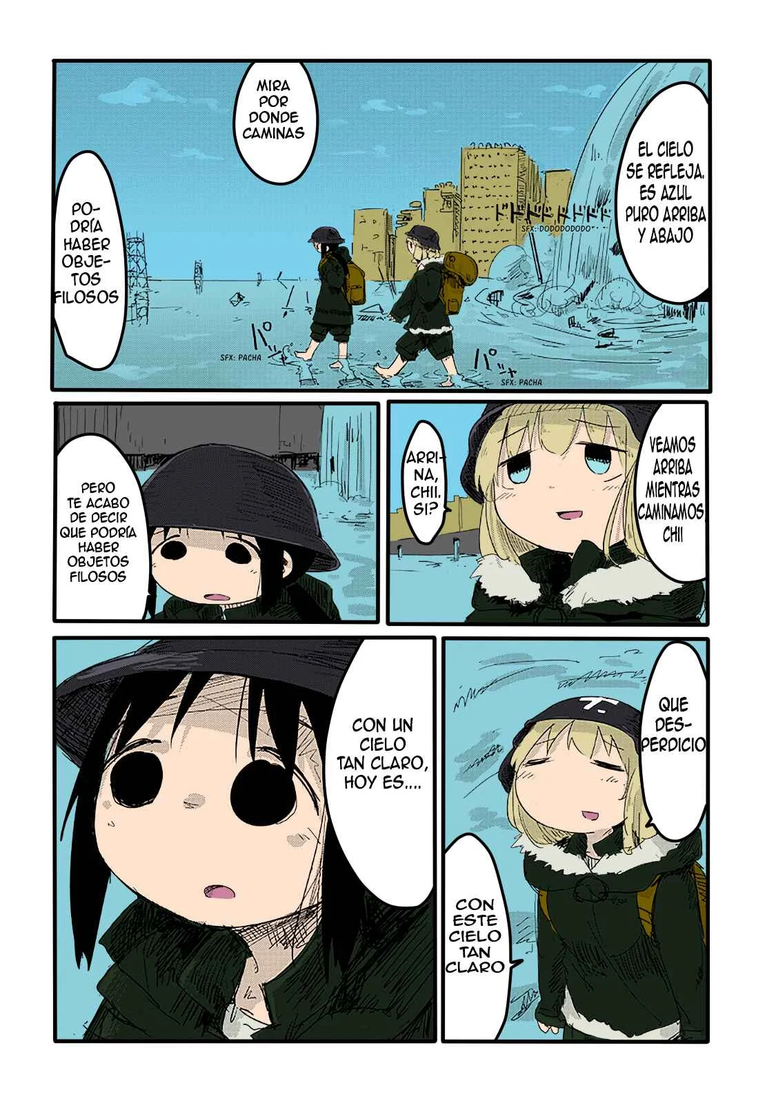 Shoujo Shuumatsu Ryoukou Capítulo 4: (Full color) Diario - Page 6