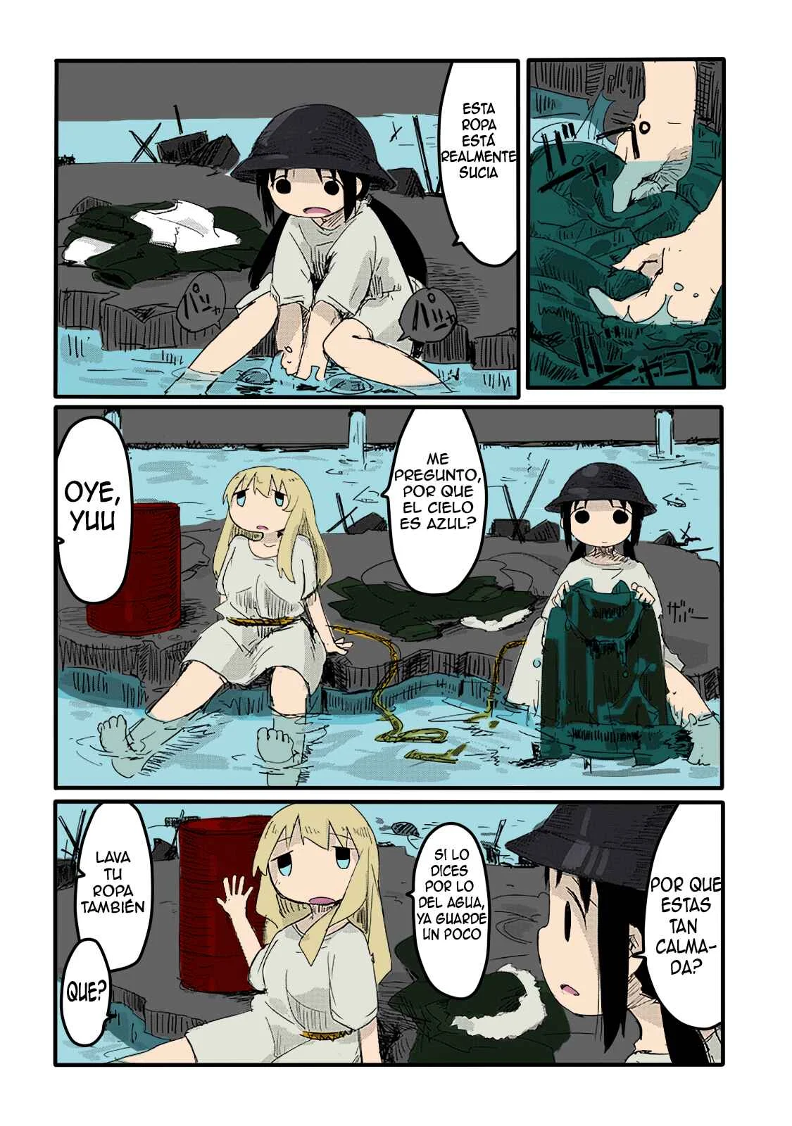 Shoujo Shuumatsu Ryoukou Capítulo 4: (Full color) Diario - Page 8