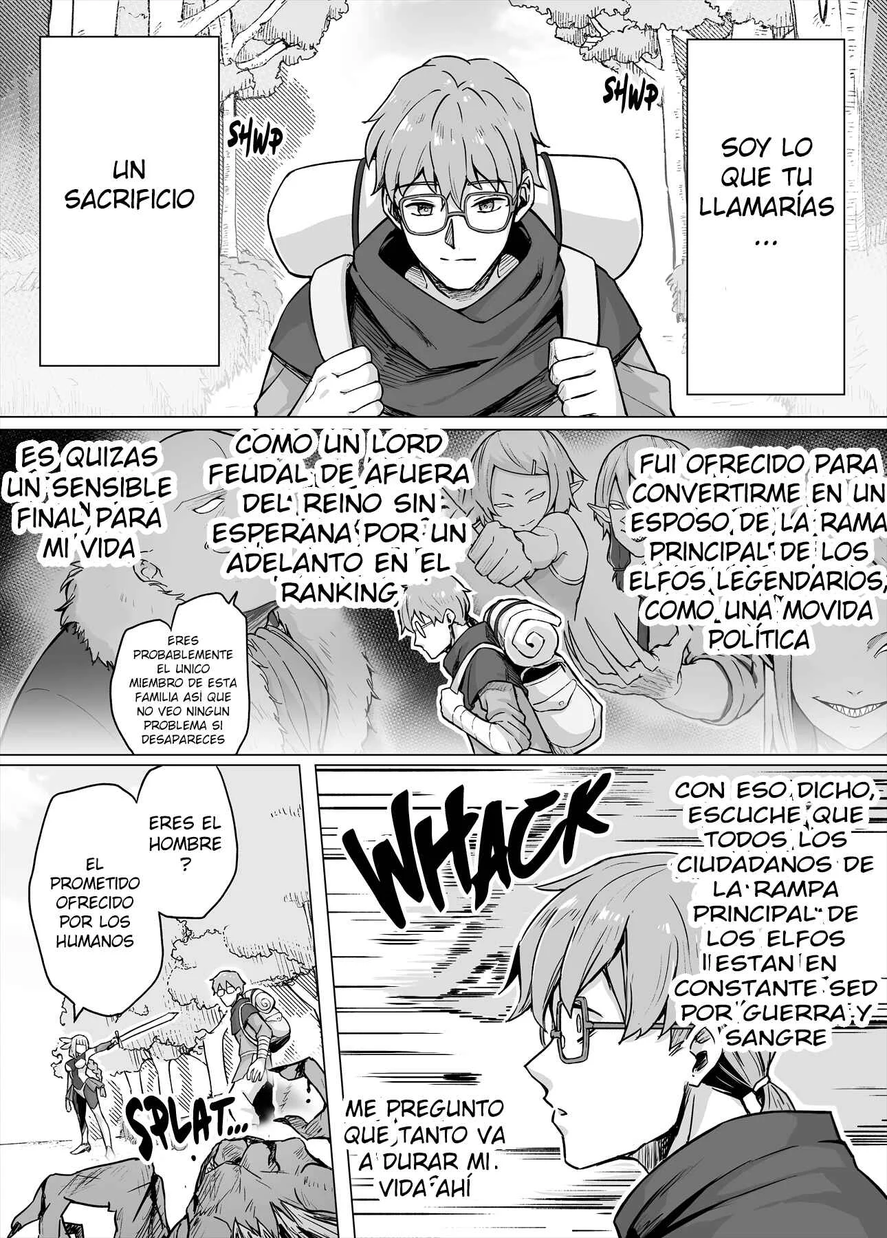 Soku Ochi Urenokori Onna Kishi Elf-san Capítulo 1 - Page 2