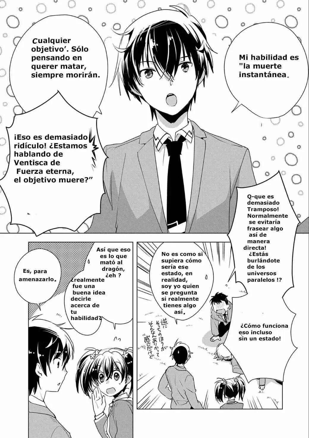 Sokushi Cheat ga Saikyou Sugite, Isekai no Yatsura ga Marude Aite ni Naranai ndesu ga. -ΑΩ- Capítulo 2: Porque tus pechos eran suaves - Page 7