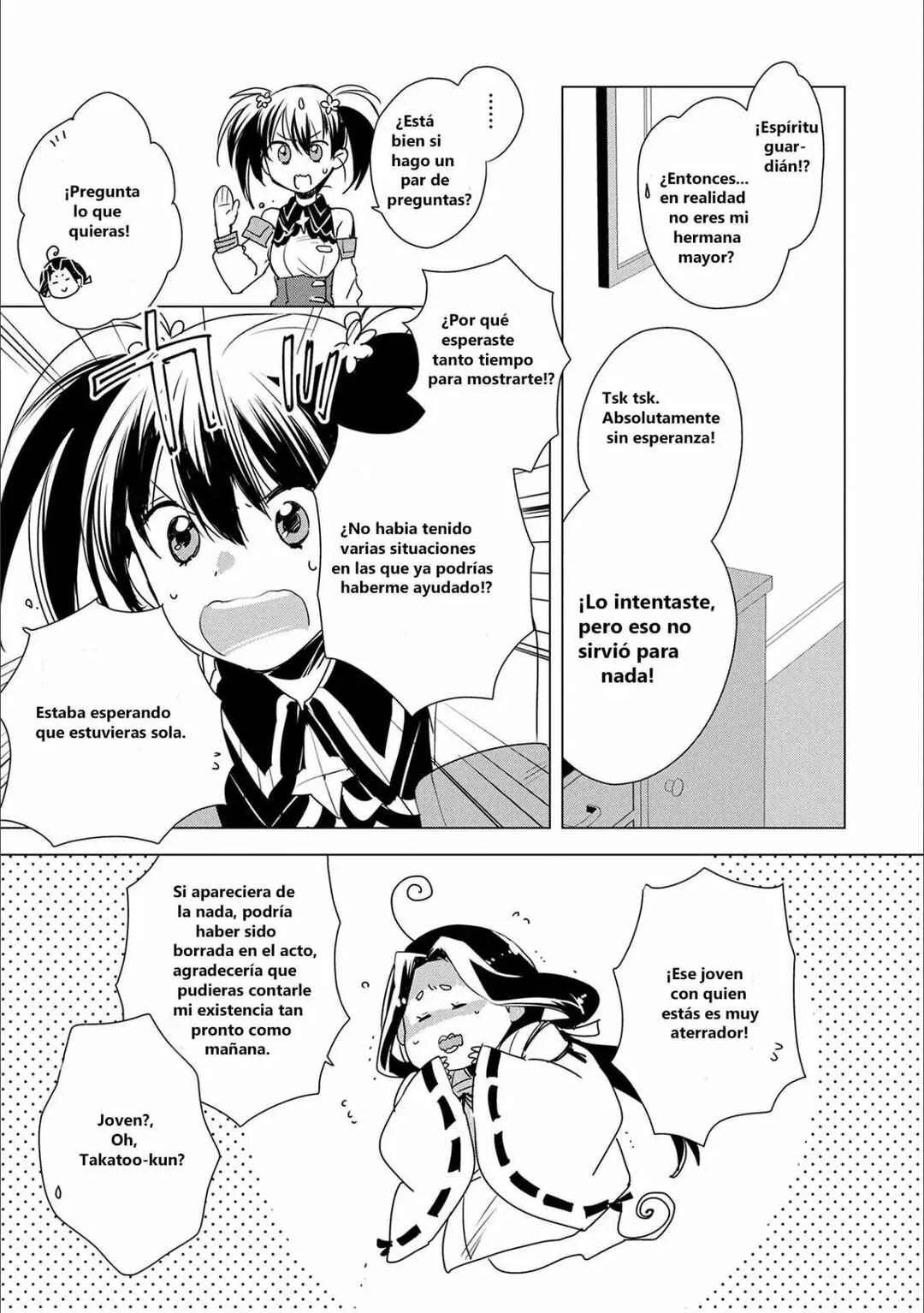 Sokushi Cheat ga Saikyou Sugite, Isekai no Yatsura ga Marude Aite ni Naranai ndesu ga. -ΑΩ- Capítulo 4: Mi espíritu guardián es el más fuerte, el otro mundo es pan comido - Page 20
