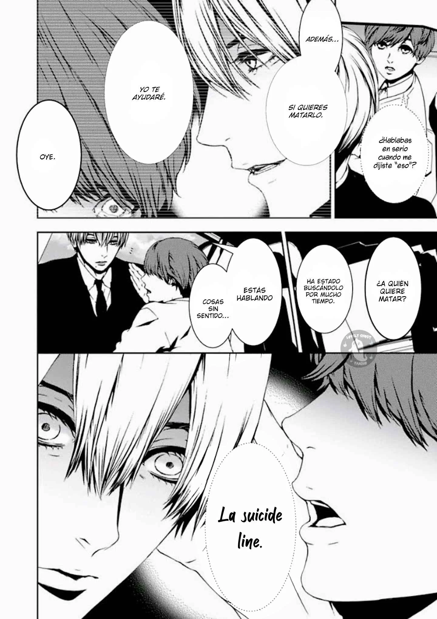 Suicide Line Capítulo 4: El deseo del chico - Page 31