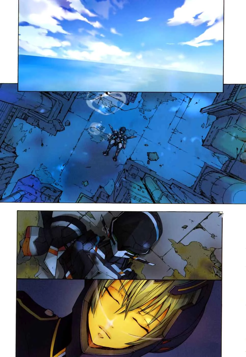 Suisei no Gargantia Capítulo 1: El Náufrago - Page 3