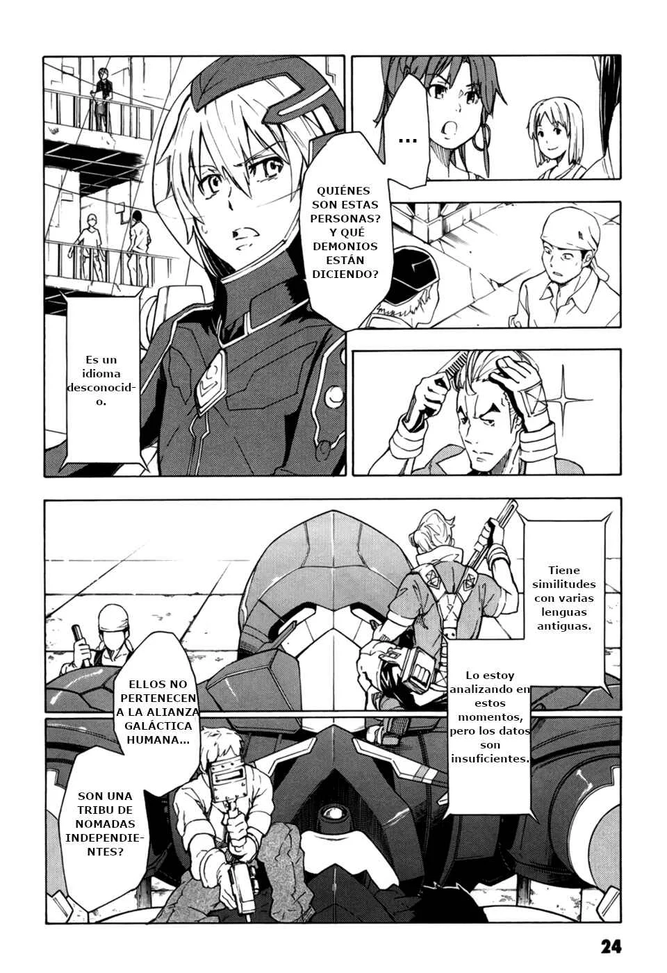 Suisei no Gargantia Capítulo 1: El Náufrago - Page 25