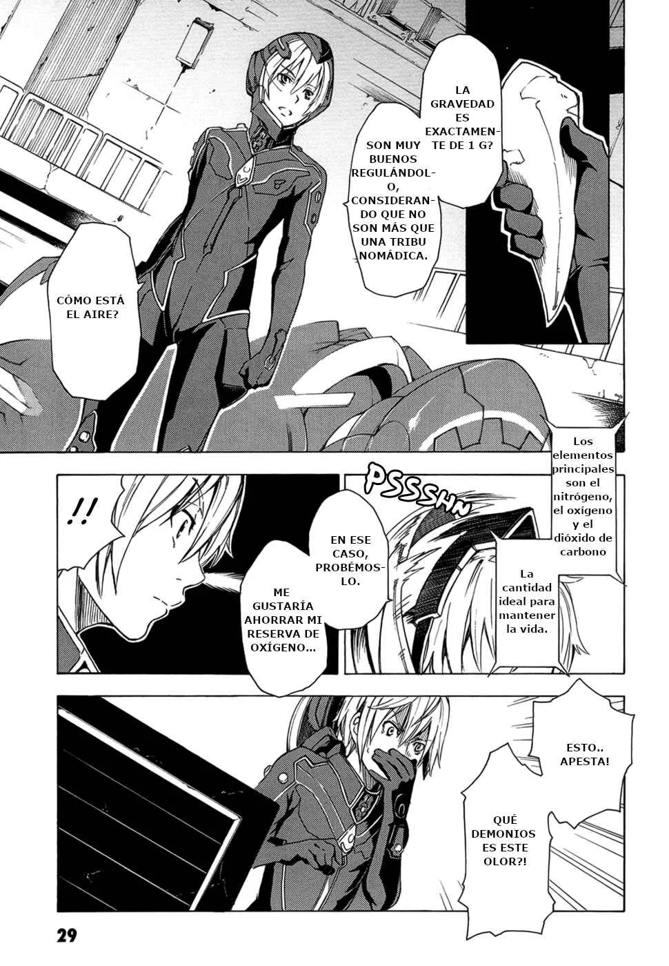 Suisei no Gargantia Capítulo 1: El Náufrago - Page 30