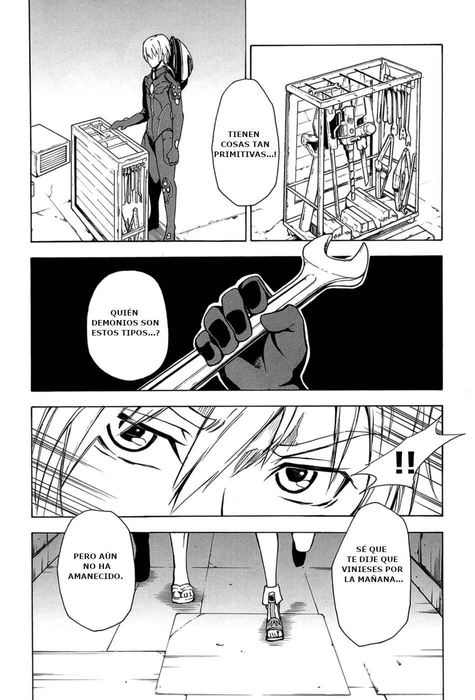 Suisei no Gargantia Capítulo 1: El Náufrago - Page 31