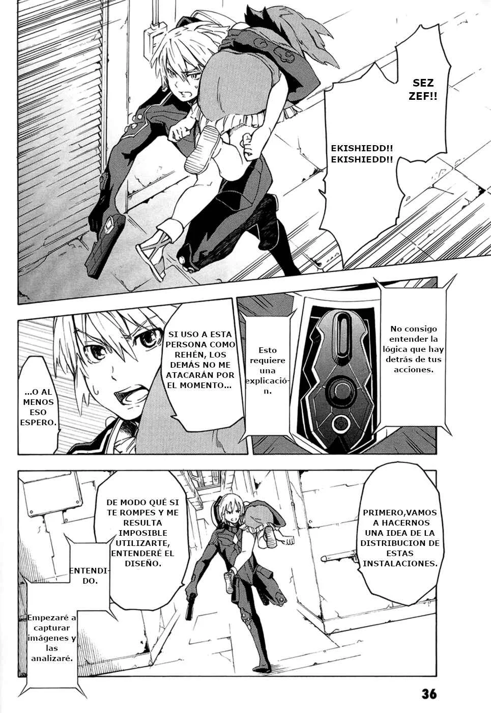 Suisei no Gargantia Capítulo 1: El Náufrago - Page 37