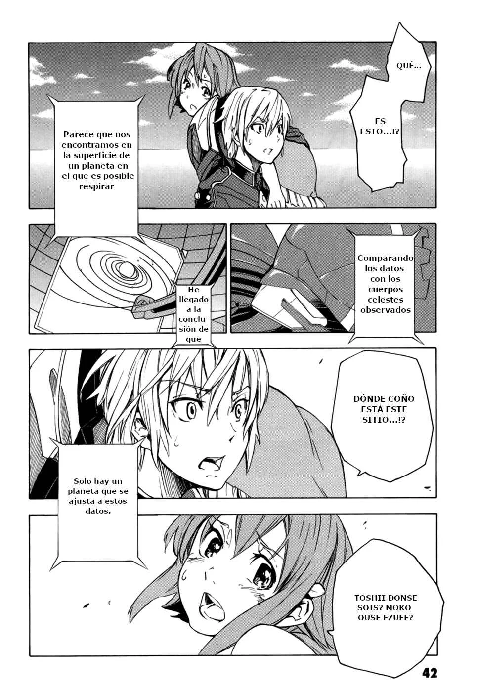 Suisei no Gargantia Capítulo 1: El Náufrago - Page 42