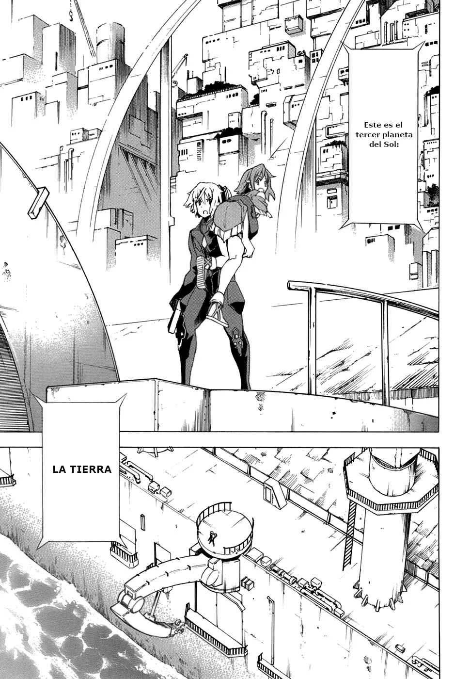 Suisei no Gargantia Capítulo 1: El Náufrago - Page 43