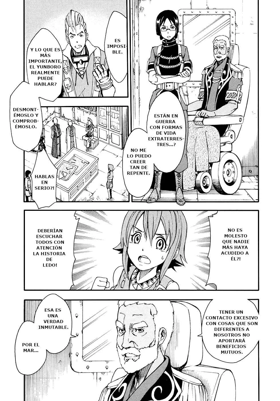 Suisei no Gargantia Capítulo 2: El planeta donde todo comenzó - Page 38