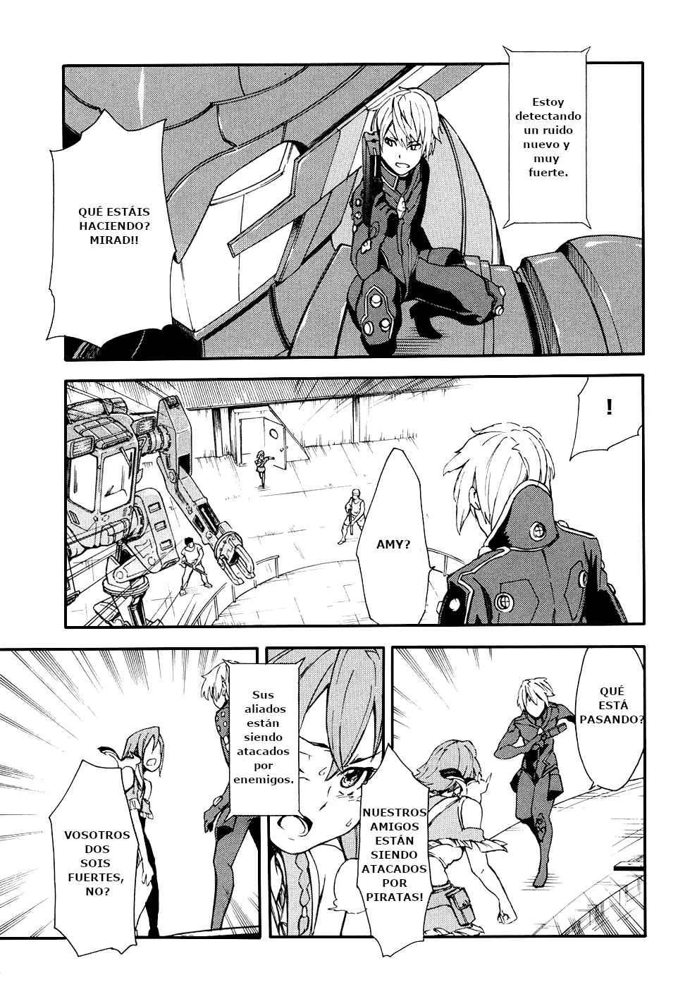 Suisei no Gargantia Capítulo 2: El planeta donde todo comenzó - Page 44