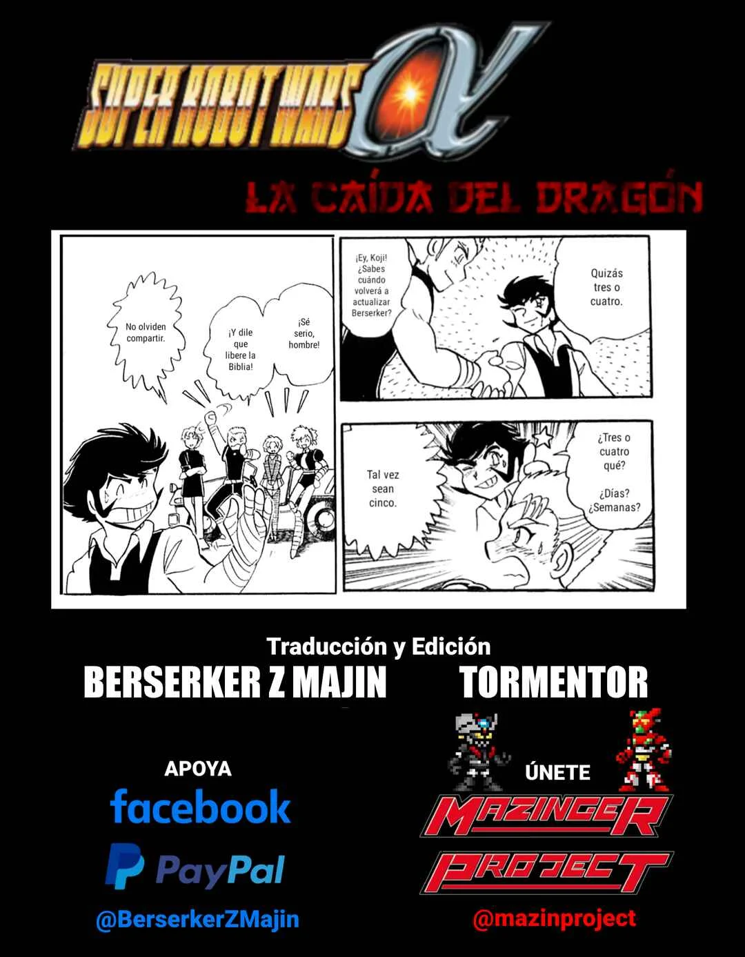 Super Robot Wars α THE STORY: The Day the Dragon Died + Getter Robo Zan!! Capítulo 2: El despliegue de la Armada Mazinger - Page 42