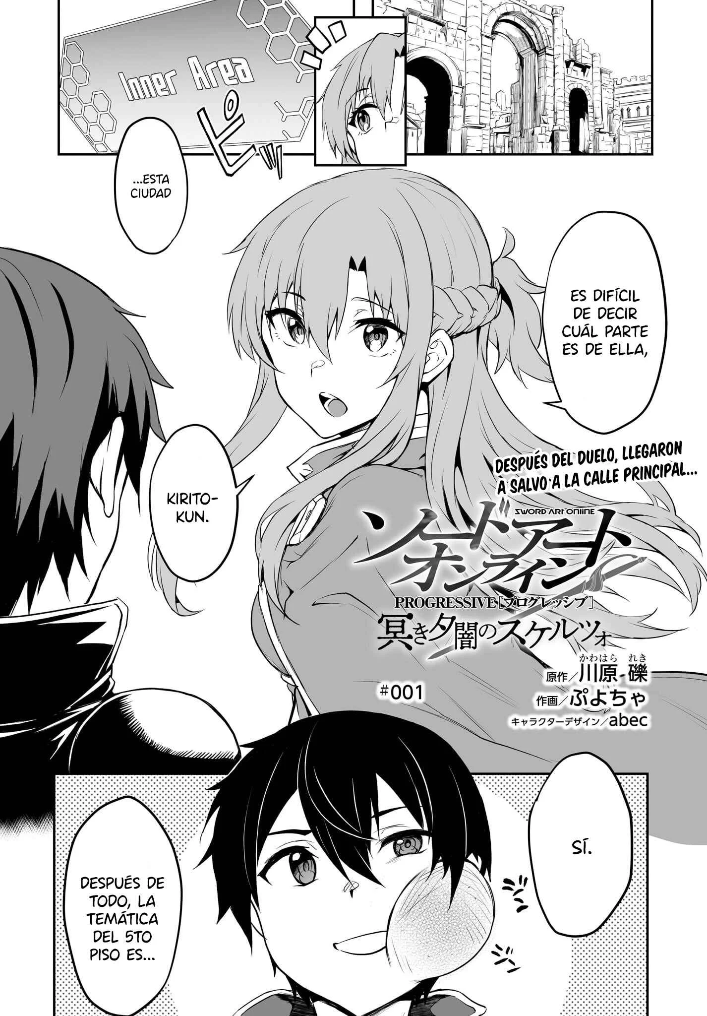 Sword Art Online: Progressive—Kuraki Yuuyami no Scherzo Capítulo 1 - Page 3