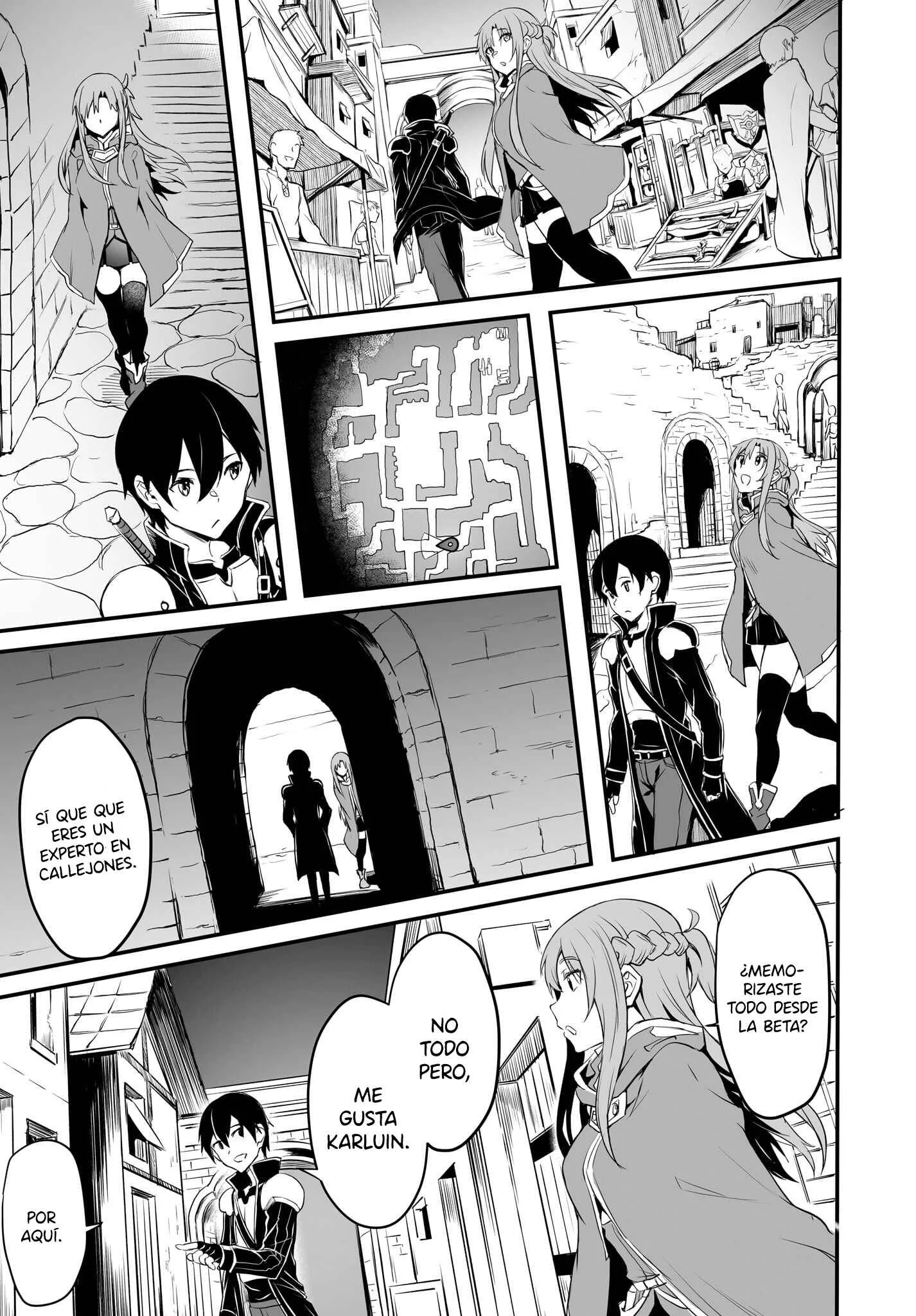Sword Art Online: Progressive—Kuraki Yuuyami no Scherzo Capítulo 1 - Page 9